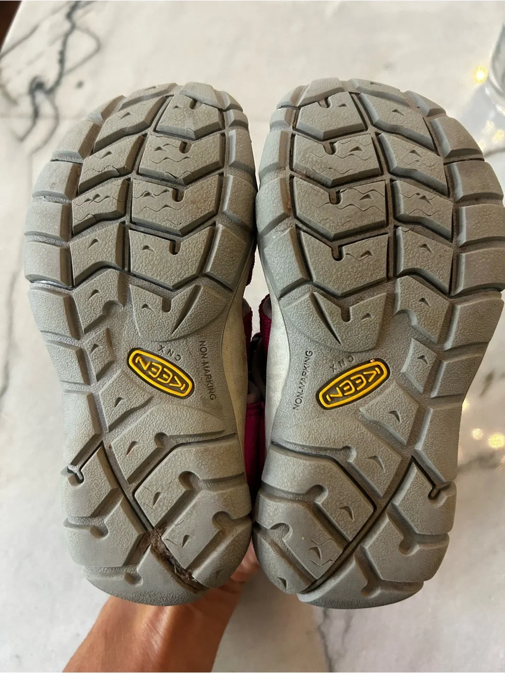 KEEN Kids Magenta Closed-Toe Outdoor Sandals